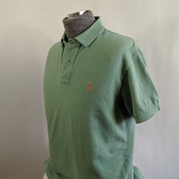 Polo by Ralph Lauren Mens M Green Golf Polo Shirt - Picture 3 of 6